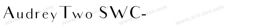 AudreyTwo SWC字体转换